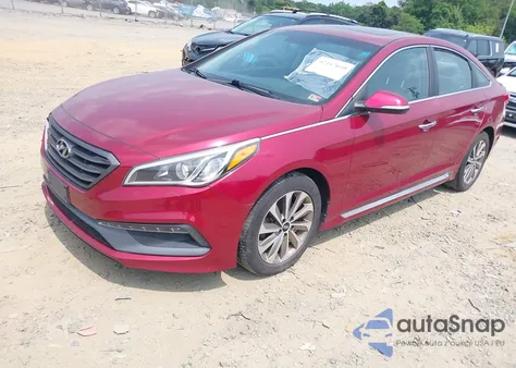 2016 Hyundai Sonata Sport z USA, uszkodzony, nr VIN 5NPE34AF9GH413569